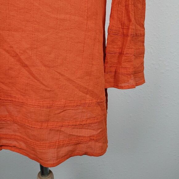 Eddie bauer orange cotton tunic - Picture 5 of 8